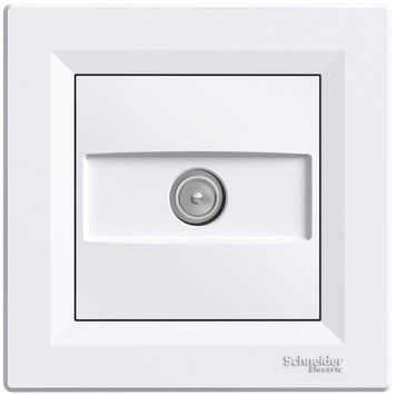 Розетка TV кінцева (1 дБ), біла Asfora Schneider Electric EPH3200121 фото