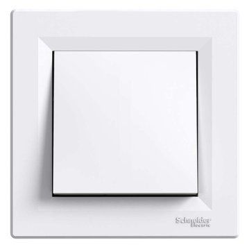 Кнопковий вимикач з гвинтовим зажимом, білий, Asfora Schneider Electric EPH0800321 фото