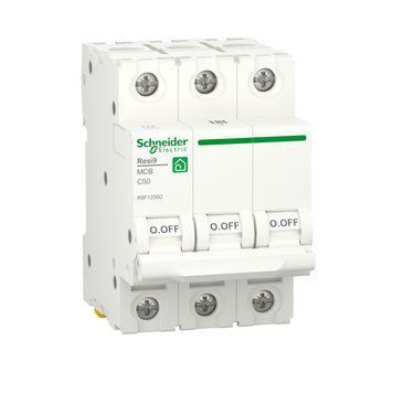 Автоматичний вимикач RESI9 50 А, 3P, С, 6кА Schneider Electric R9F12350 фото