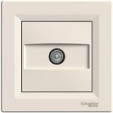 Розетка TV кінцева (1 дБ), крем Asfora Schneider Electric EPH3200123 фото