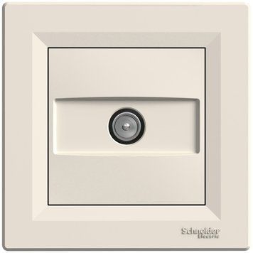 Розетка TV кінцева (1 дБ), крем Asfora Schneider Electric EPH3200123 фото