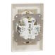 Розетка із заземленням, подвійна, крем Asfora Schneider Electric EPH9900123 фото 2