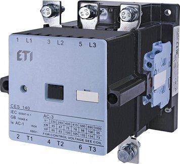 Контактор силовий CES 140.22 (75 kW) 230V AC 4646568 фото