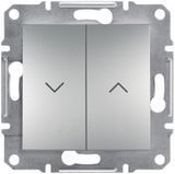 Вимикач для жалюзі, самозажимний, алюміній, Asfora Schneider Electric EPH1300161 фото