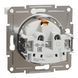 Розетка із заземленням та з кришкою, біла, без рамки Asfora Schneider Electric EPH3170121 фото 2