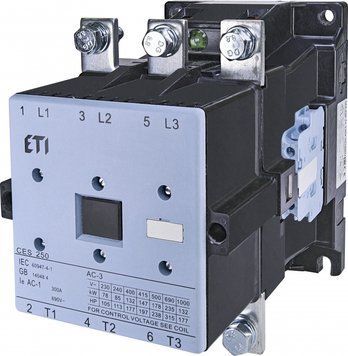 Контактор силовий CES 250.22 (132 kW) 230V AC 4646571 фото