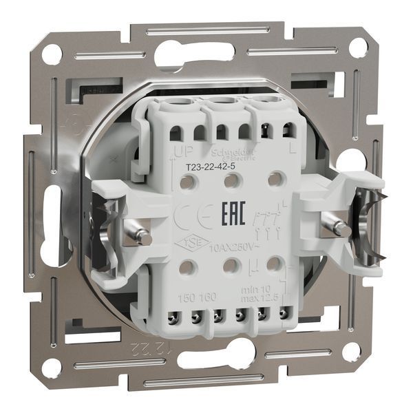Вимикач трьохклавішний, алюміній, Asfora Schneider Electric EPH2100161 фото