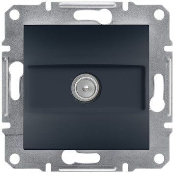 Розетка TV кінцева (1 дБ), антрацит Asfora Schneider Electric EPH3200171 фото
