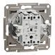 Вимикач двохклавішний самозажимний, бронза, Asfora Schneider Electric EPH0300169 фото 2