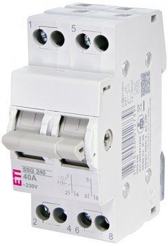 Перемикач навантаження модульний SSQ 240 "1-0-2", 2p 40A 2421425 фото