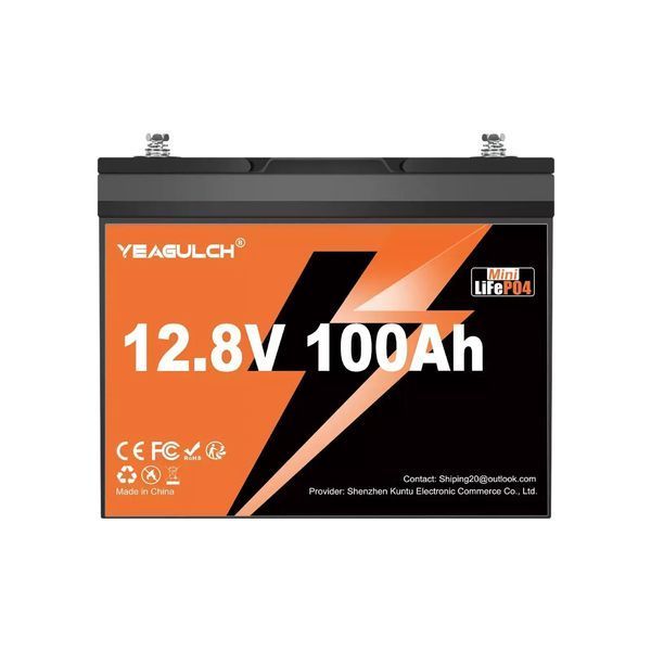 Літій-залізо-фосфатний акумулятор YEAGULCH LiFePO4 12.8V 100AH YEAGULCH 12.8V 100AH фото
