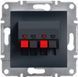 Аудіорозетка, антрацит Asfora Schneider Electric EPH5700171 фото 1