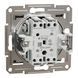 Перемикач одноклавішний самозажимний, бронза, Asfora Schneider Electric EPH0400169 фото 2