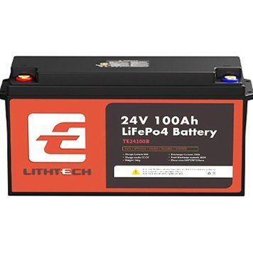 Літій-залізо-фосфатний акумулятор LITHTECH TE24100B LiFePO4 25.6V 100AH з Bluetooth TE24100B фото
