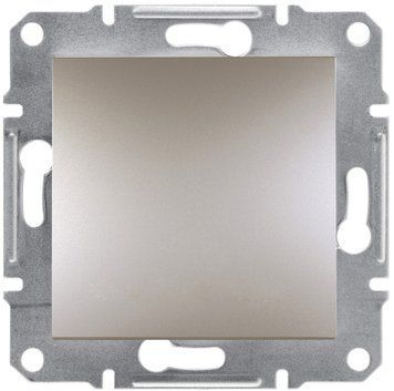 Кнопковий вимикач самозажимний, бронза, Asfora Schneider Electric EPH0700169 фото