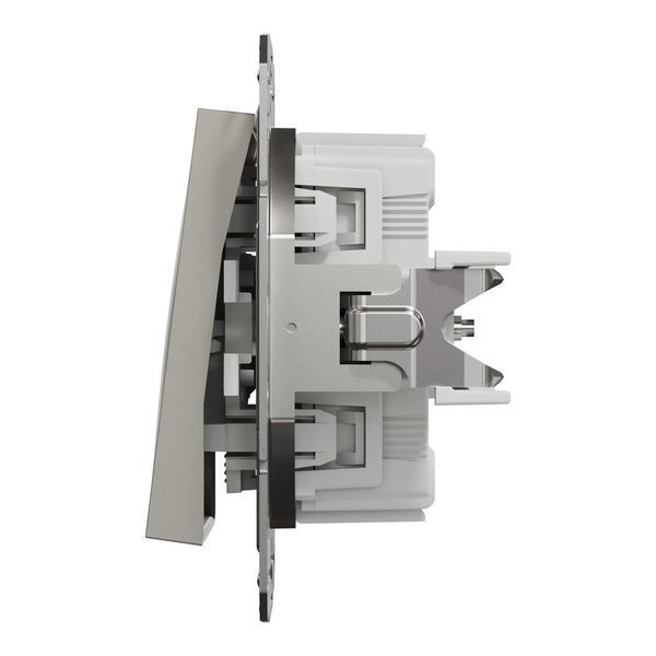 Кнопковий вимикач самозажимний, бронза, Asfora Schneider Electric EPH0700169 фото