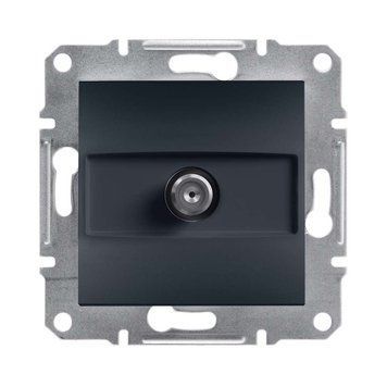 Розетка SAT кінцева, антрацит Asfora Schneider Electric EPH3700171 фото