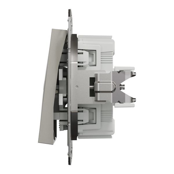 Вимикач для жалюзі, самозажимний, бронза, Asfora Schneider Electric EPH1300169 фото
