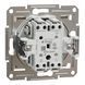 Перемикач одноклавішний крем, без рамки, Asfora Schneider Electric EPH0470123 фото 2