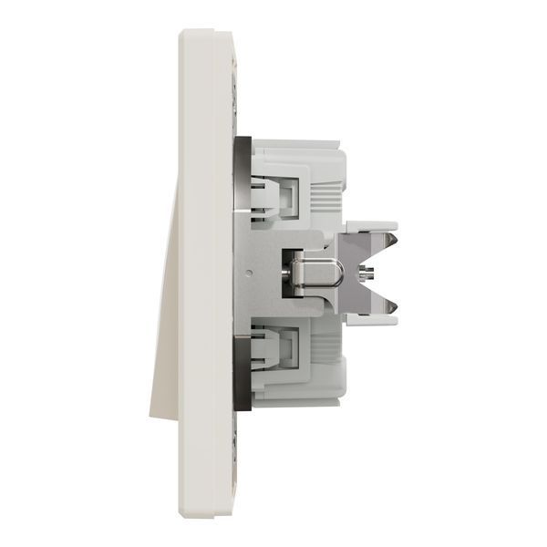 Перемикач перехресний самозажимний, крем, Asfora Schneider Electric EPH0500123 фото