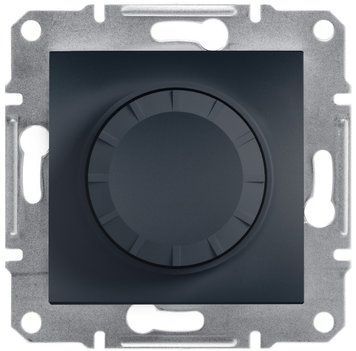 Світлорегулятор поворотний, 600 ВА, антрацит Asfora Schneider Electric EPH6400171 фото