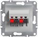 Аудіорозетка, алюміній Asfora Schneider Electric EPH5700161 фото 1