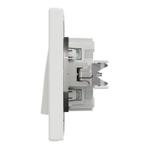 Вимикач одноклавішний самозажимний білий Asfora Schneider Electric  EPH0100121 фото