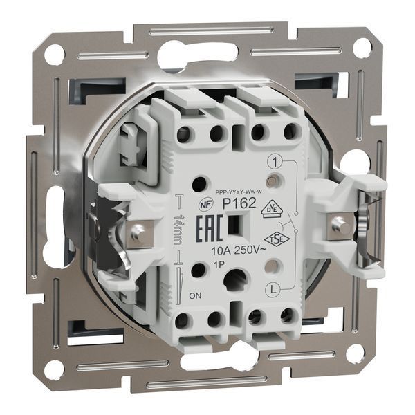Кнопковий вимикач самозажимний, сталь, Asfora Schneider Electric EPH0700162 фото