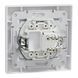 Розетка комп'ютерна, RJ45, кат.5е, UTP, біла Asfora Schneider Electric EPH4300121 фото 2