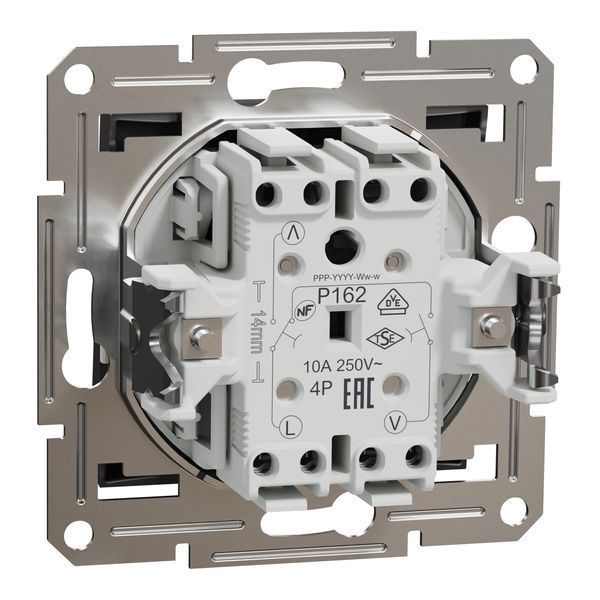 Вимикач для жалюзі, самозажимний, антрацит, Asfora Schneider Electric EPH1300171 фото