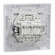 Розетка комп'ютерна, RJ45, кат.5е, UTP, подвійна, біла Asfora Schneider Electric EPH4400121 фото 2