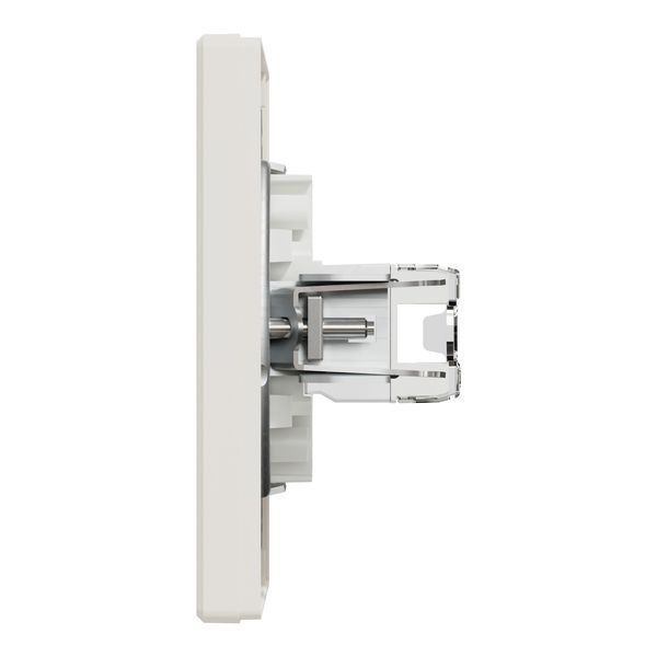 Розетка комп'ютерна, RJ45, кат.5е, UTP, крем Asfora Schneider Electric EPH4300123 фото