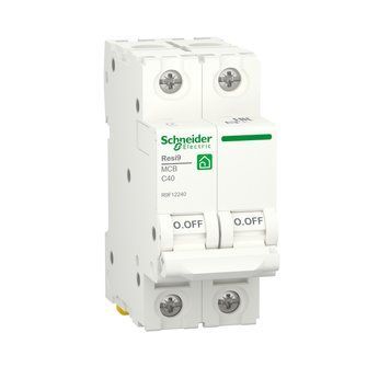 Автоматичний вимикач RESI9 40 А, 2P, С, 6кА Schneider Electric R9F12240 фото