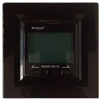 Регулятор температури для теплої підлоги VEGA LTC 090 PRO+ Чорний глянець ( сумісний з Asfora) 111128 фото