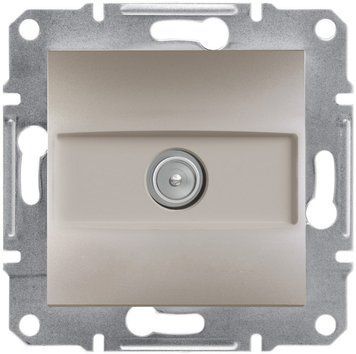 Розетка TV кінцева (1 дБ), бронза Asfora Schneider Electric EPH3200169 фото
