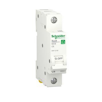Автоматичний вимикач RESI9 6 А, 1P, С, 6кА Schneider Electric R9F12106 фото