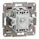 Кнопковий вимикач з підсвіткою, самозажимний, сталь, Asfora Schneider Electric EPH1600162 фото 2