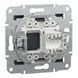 Розетка комп'ютерна, RJ45, кат.5е, UTP, антрацит Asfora Schneider Electric EPH4300171 фото 2