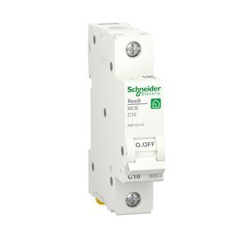 Автоматичний вимикач RESI9 10 А, 1P, С, 6кА Schneider Electric R9F12110 фото