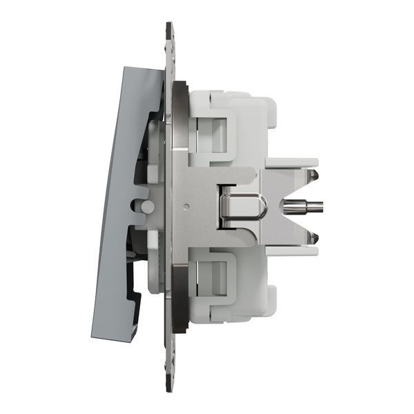 Вимикач трьохклавішний, сталь, Asfora Schneider Electric EPH2100162 фото