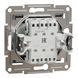 Вимикач трьохклавішний, сталь, Asfora Schneider Electric EPH2100162 фото 2