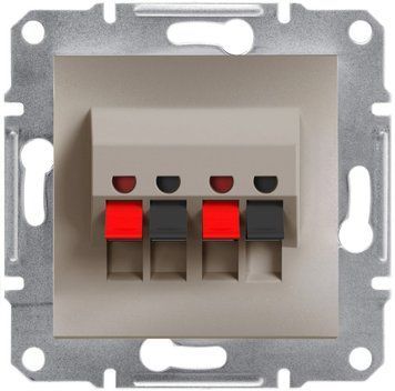 Аудіорозетка, бронза Asfora Schneider Electric EPH5700169 фото