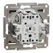 Перемикач одноклавішний самозажимний, антрацит, Asfora Schneider Electric EPH0400171 фото 2