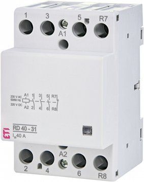 Контактор модульний RD 40-31 230V AC/DC (40A, 3NO+1NC) 2464020 фото