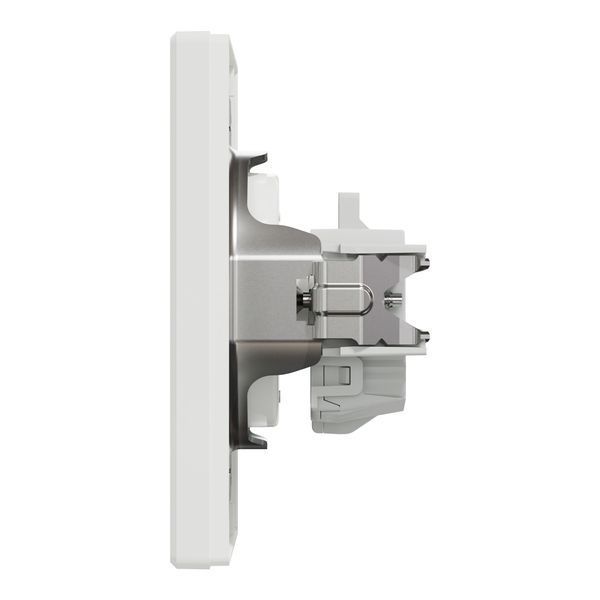 Розетка без заземлення, біла, Asfora Schneider Electric EPH3000121 фото