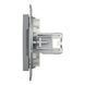 Розетка комп'ютерна, RJ45, кат.5е, UTP, сталь Asfora Schneider Electric EPH4300162 фото 3