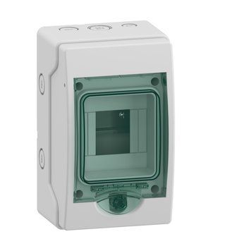 Модульний міні щит, Mureva, 1х4 модулі, без клемного блоку, Schneider Electric 13976 фото