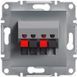 Аудіорозетка, сталь Asfora Schneider Electric EPH5700162 фото 1