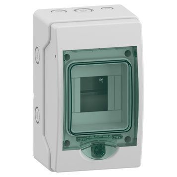 Модульний міні щит, Mureva, 1х4 модулі, клемний блок заземлення та нейтралі, Schneider Electric 13441 фото