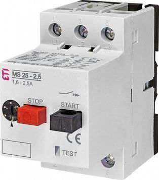Автоматичний вимикач захисту двигуна MS25-2,5 4600070 фото